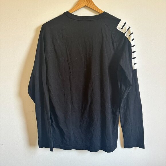 ๐ค PUMA Black Long Sleeve Logo Shirt โ Size M - Picture 5 of 5